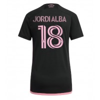 Dámy Fotbalový dres Inter Miami Jordi Alba #18 2023-24 Venkovní Krátký Rukáv